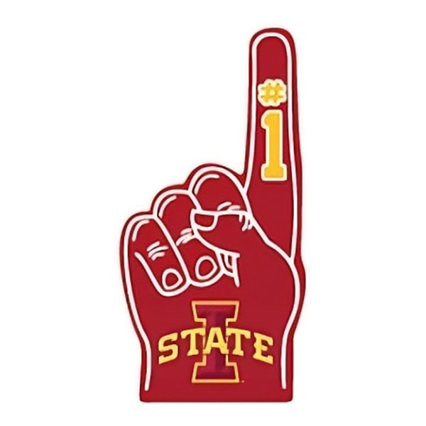 I-State Foam Finger Rugged Sticker (1.75"x3.5")